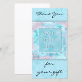Bedankt voor het cadeau - blauw (Voorkant / Achterkant)