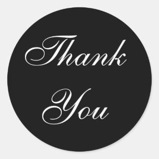 Bedankt voor het cadeau ronde sticker