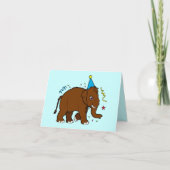 Bedankt voor het Cadeau van de geboorte Wooly Mamm (Voorkant)