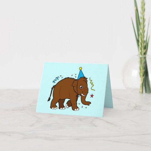 Bedankt voor het Cadeau van de geboorte Wooly Mamm (Voorkant)