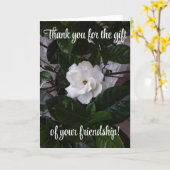 Bedankt voor het cadeau van jullie vriendschap! kaart (Gele Bloem)
