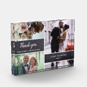 Bedankt voor het cadeau van mama en papa Weddenfot Fotoblokken (Links)