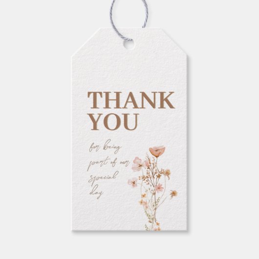 Bedankt voor het cadeauLabel (Voorkant)