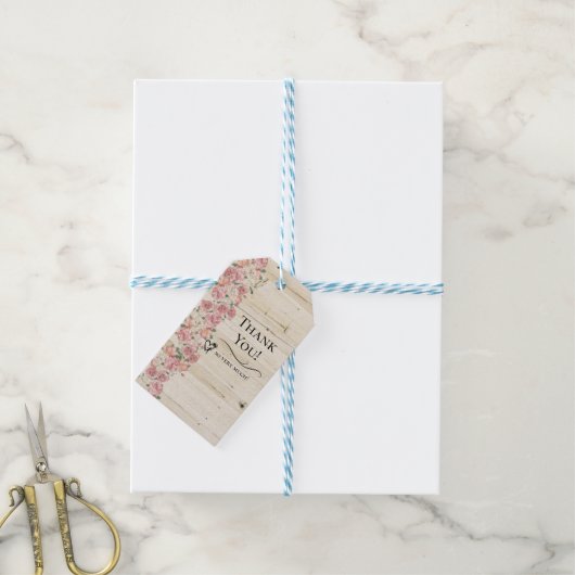 Bedankt voor het cadeauLabel (Met Touw)