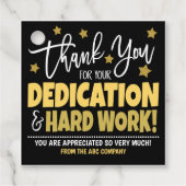 Bedankt voor het cadeauLabel Bedankjes Labels (Voorkant)