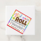 Bedankt voor het cadeauLabel Bedankjes Labels (In situ)