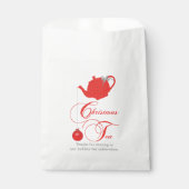 Bedankt voor het delen in kerstthee bedankzakje (Voorkant)