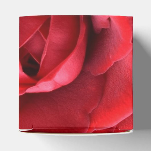 "Bedankt voor het delen" Red Rose Bedankdoosjes (Bovenkant)