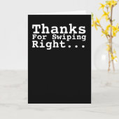 Bedankt voor het draaien juiste Humor Kaart (Gele Bloem)