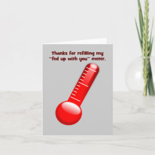 Bedankt voor het ervoor zorgen blijf ik boos weg