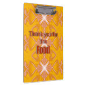 Bedankt voor het eten klembord (Rechts)