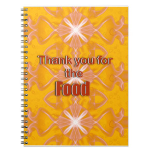 Bedankt voor het eten notitieboek