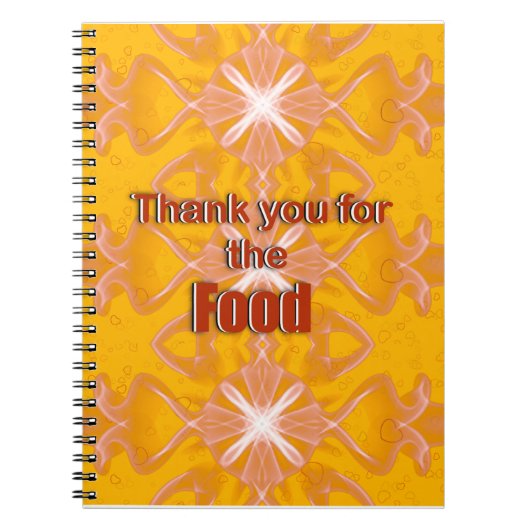 Bedankt voor het eten notitieboek (Voorkant)