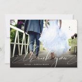 Bedankt voor het exacte script Foto bedankt (Voorkant)