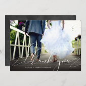 Bedankt voor het exacte script Foto bedankt (Voorkant / Achterkant)