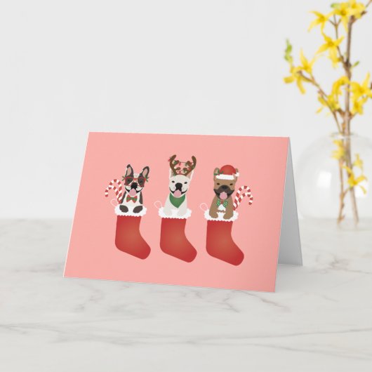 Bedankt voor het Franse kerstfeest Kaart (Gele Bloem)