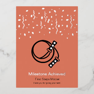 Bedankt voor het geven van je beste Folie Briefkaa Feestdagen Briefkaart