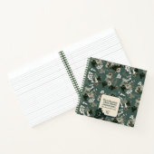 Bedankt voor het groene patroon notitieboek (Binnen)