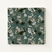 Bedankt voor het groene patroon notitieboek (Achterkant)