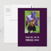 Bedankt voor het heerlijke diner! briefkaart (Voorkant / Achterkant)