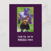 Bedankt voor het heerlijke diner! briefkaart (Voorkant)