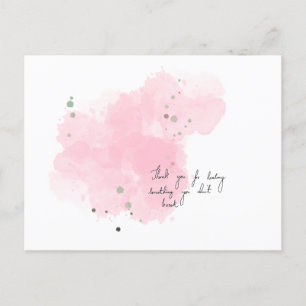 Bedankt voor het helen van iets dat je niet gebrok briefkaart