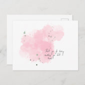 Bedankt voor het helen van iets dat je niet gebrok briefkaart (Voorkant / Achterkant)