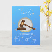 Bedankt voor het helpen van het Hoesje Win Court Kaart (Gele Bloem)