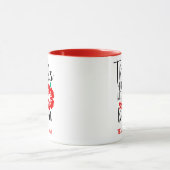 Bedankt voor het helpen van mijn beste lesgeven mok (Midden)