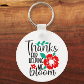 Bedankt voor het helpen van mijn beste lesgeven sleutelhanger (Voorkant)