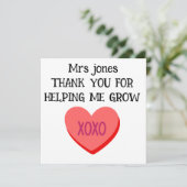 Bedankt voor het helpen van mijn leraar (Staand voorkant)