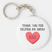 Bedankt voor het helpen van mijn leraar sleutelhanger (Voorkant)