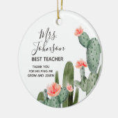 Bedankt voor het helpen van mijn lerarenversiering keramisch ornament (Links)