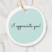 Bedankt voor het helpen van mijn lerarenwaardering bedankjes labels (Achterkant)