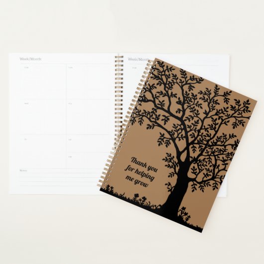 Bedankt voor het helpen van mijn lerarenwaardering planner (Display)