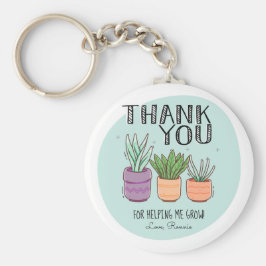 Bedankt voor het helpen van mijn lerarenwaardering sleutelhanger