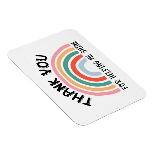 Bedankt voor het helpen van mijn winkelleraar magneet (Rechterzijde)