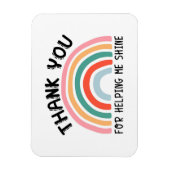 Bedankt voor het helpen van mijn winkelleraar magneet (Verticaal)