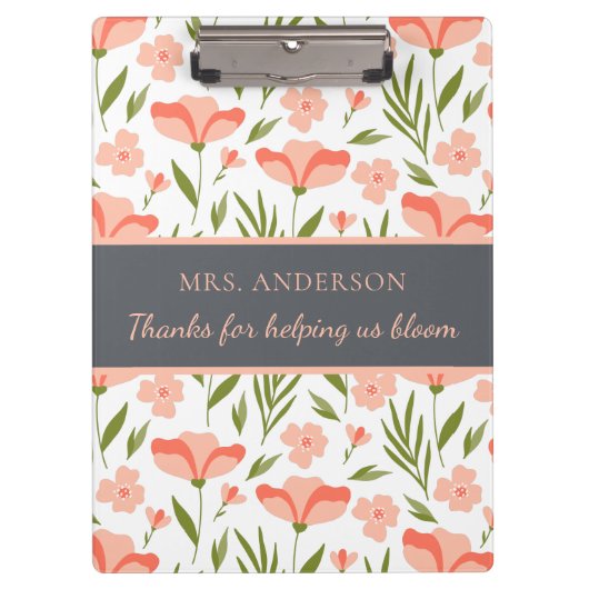 Bedankt voor het helpen van ons klembord (Voorkant)