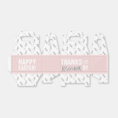 Bedankt voor het hoppen bij Bunny Rabbit Happy Pas Bedankdoosjes (Uitgevouwen)