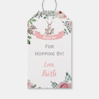 Bedankt voor het hoppen door cadeau Label Cadeaulabel