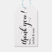 Bedankt voor het huwelijk Labels Cadeaulabel (Voorkant)