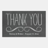 Bedankt voor het huwelijk met Stickers van Black C (Voorkant)