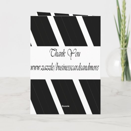 Bedankt voor het interview Kaart (Achterkant)