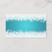 Bedankt voor het invoegen Magic Sparkle Turquoise Informatiekaartje (Achterkant)