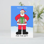 Bedankt voor het kerstcadeau (Staand voorkant)