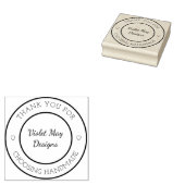 Bedankt voor het kiezen van Handmade Rubberstempel (Gestempeld)