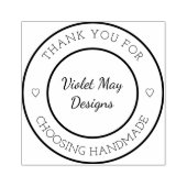 Bedankt voor het kiezen van Handmade Rubberstempel (Afrduk)