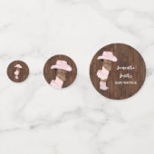 Bedankt voor het komen AA Cowgirl Pink Baby shower Confetti (Voorkanten)