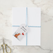 Bedankt voor het komen cadeau label cadeaulabel (Met Touw)